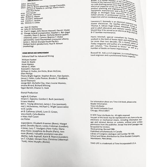 Advanced Wiring Book - Time Life Home Repair & Improvement 1980 Electrical Guide - Picture 4 of 7